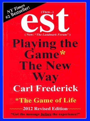 cover image of est Playing the Game the New Way
